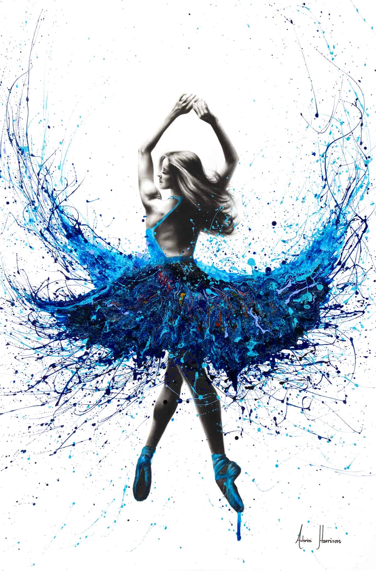 Ballet Dancer Art : Ballet Paintings Ballerina Dance Artist Sera Dancer ...