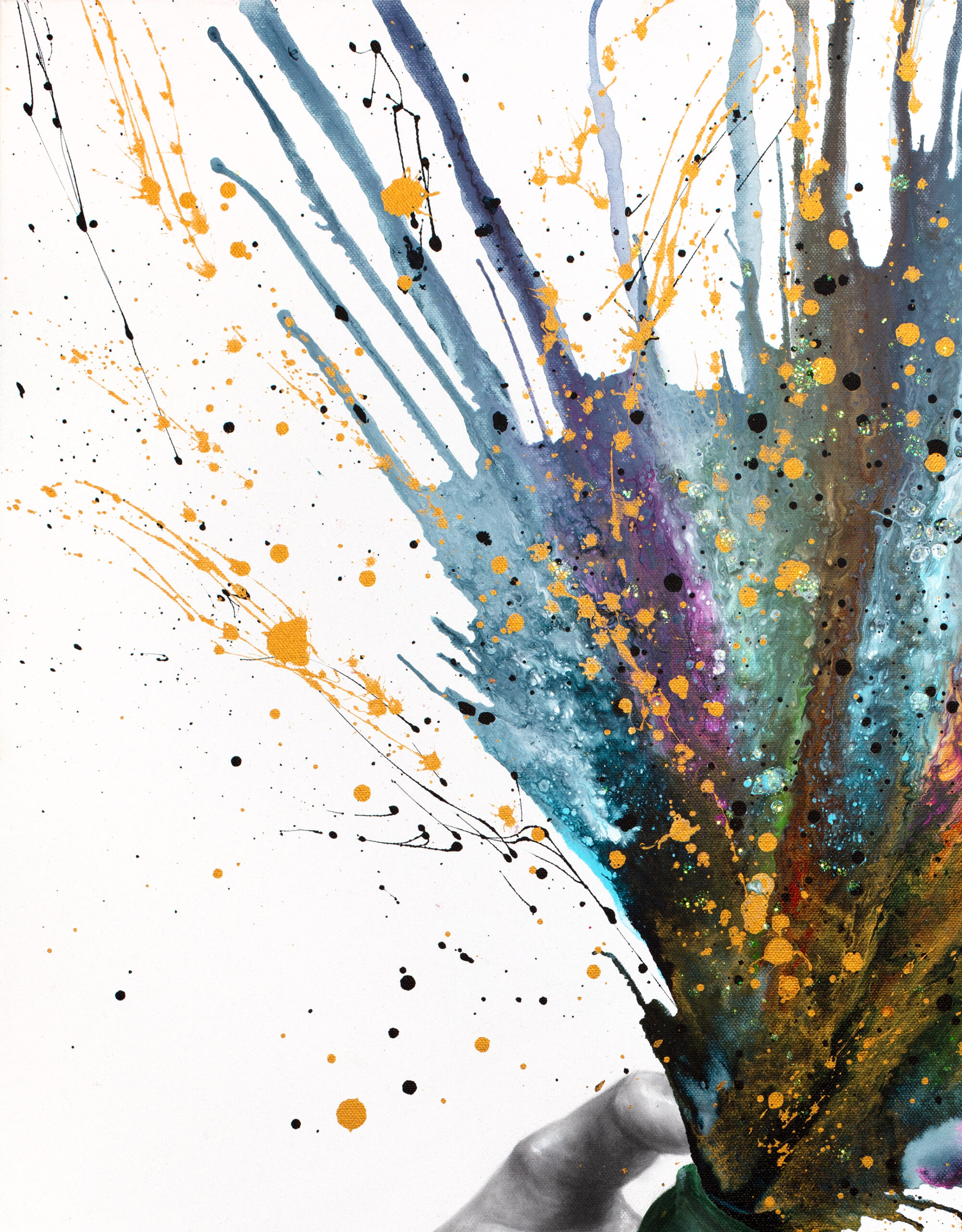 Celebrate with champagne print by Ashvin Harrison